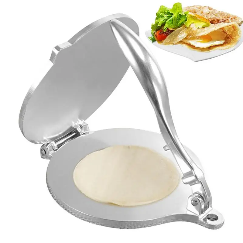 

Corn Tortilla Press Chappathi Tortilla Press Machine Maker Foldable Kitchen Flour Corn Baking Tool Aluminum Tortilla Maker For