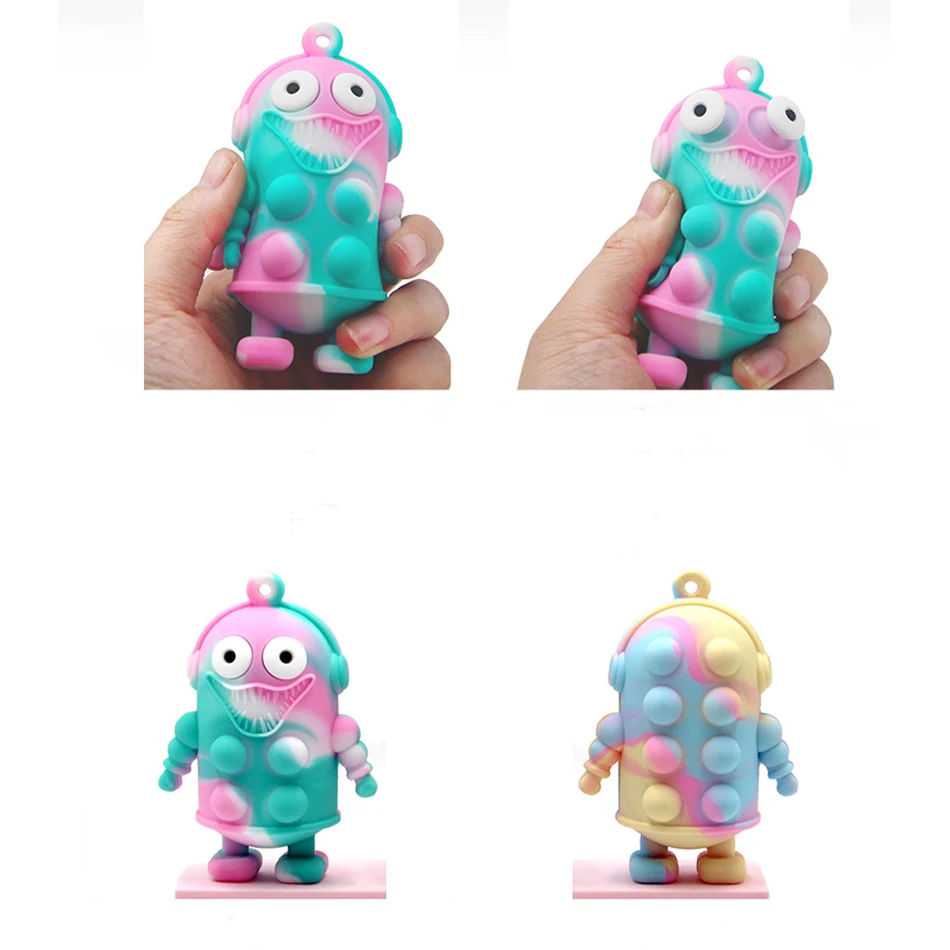 

Silicone decompression ball toy 3D convex eye Bobby doll astronaut vent toy adult decompression children fidgety rebound squeeze