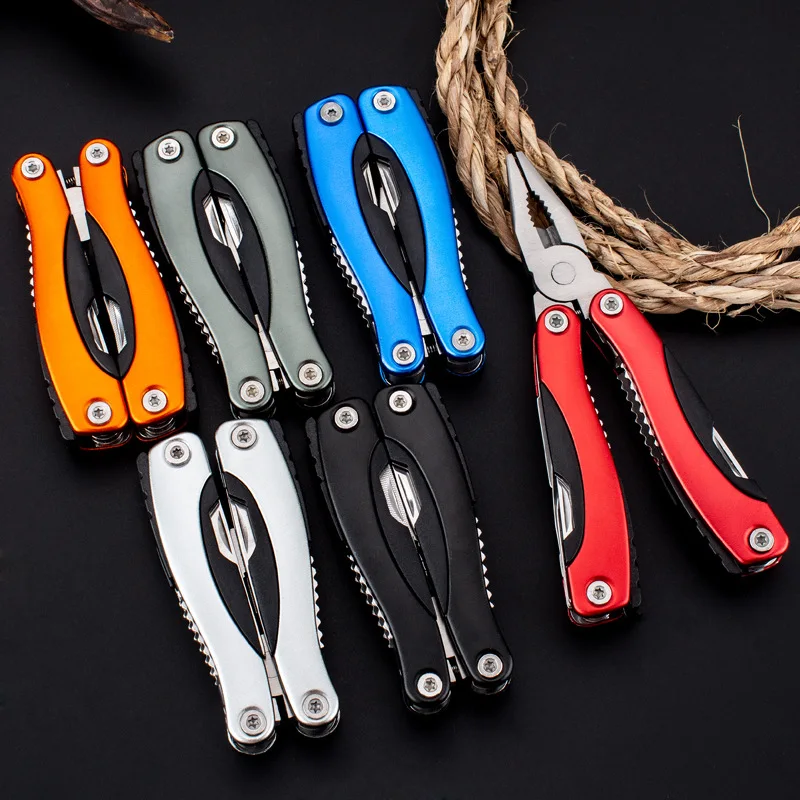

2cr13Mov Stainless Steel Multifunctional Folding Knife Pliers Outdoor Tactical Travel Emergency Equipment Outdoor Survival Tool