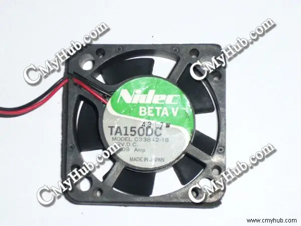 Для Nidec C33842 16 DC12V 0.09A 4210 4 см 42 мм 42x42x10 2-контактный 2-проводной охлаждающий