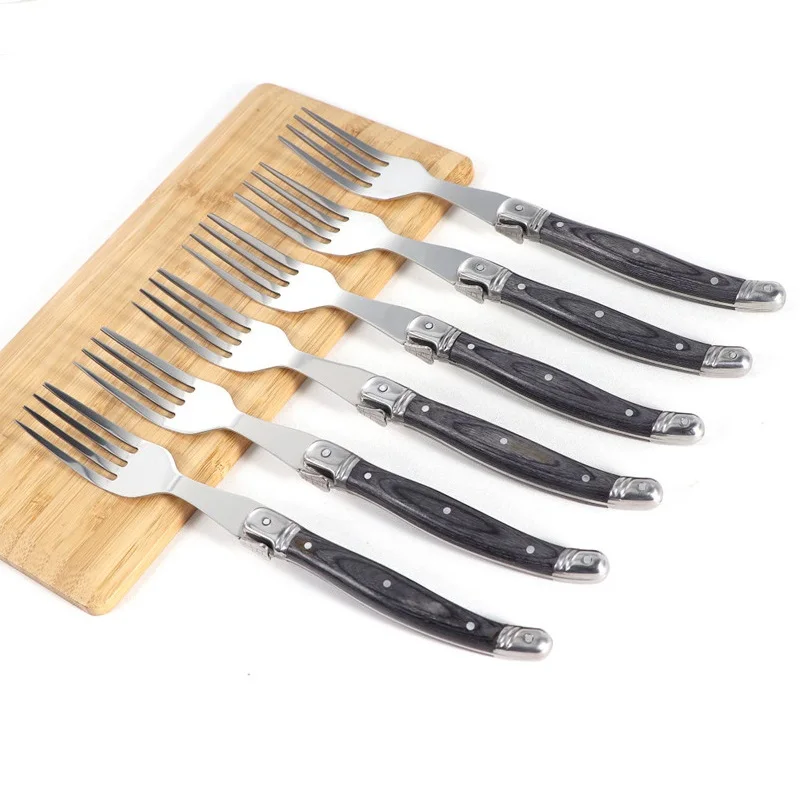 4-10 шт. Laguiole из нержавеющей стали вилка для стейка нож посуда набор столовых