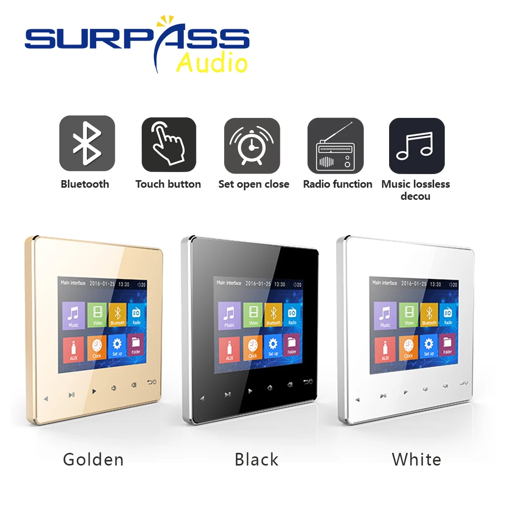 Цифровой усилитель сенсорная клавиша для умного дома аудио mp4 театр кинотеатр