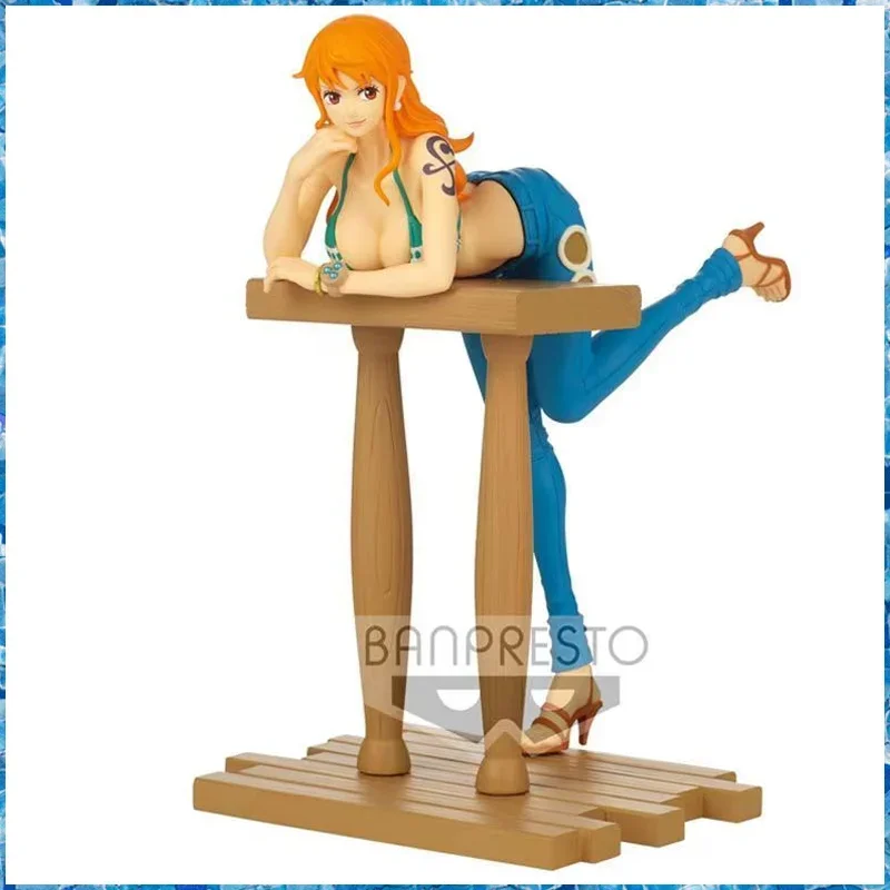 

Bandai One Piece Nami 16 см аниме модели игрушки гаражные наборы украшение офисное украшение подарок подвеска персонаж прекрасный любимый