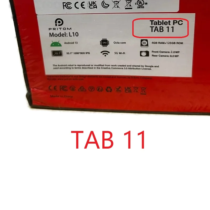 Фото Панель дигитайзера с сенсорным экраном 10,1 дюйма для Pritom Tronpad Tab11 №3
