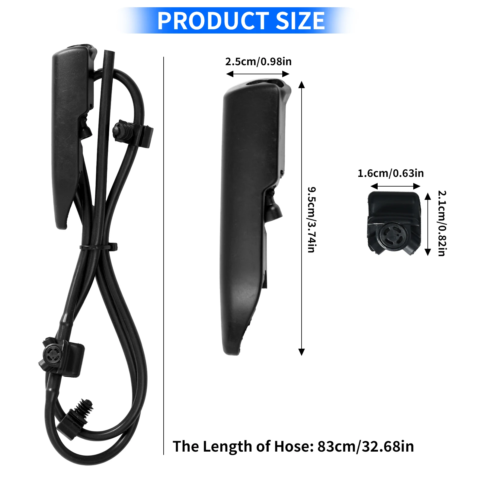 

Форсунки для омывателя лобового стекла, струйный шланг для распыления воды для Tesla Model 3 Y 2017 2018 2019 2020 2021 2022 2023 2024 2025