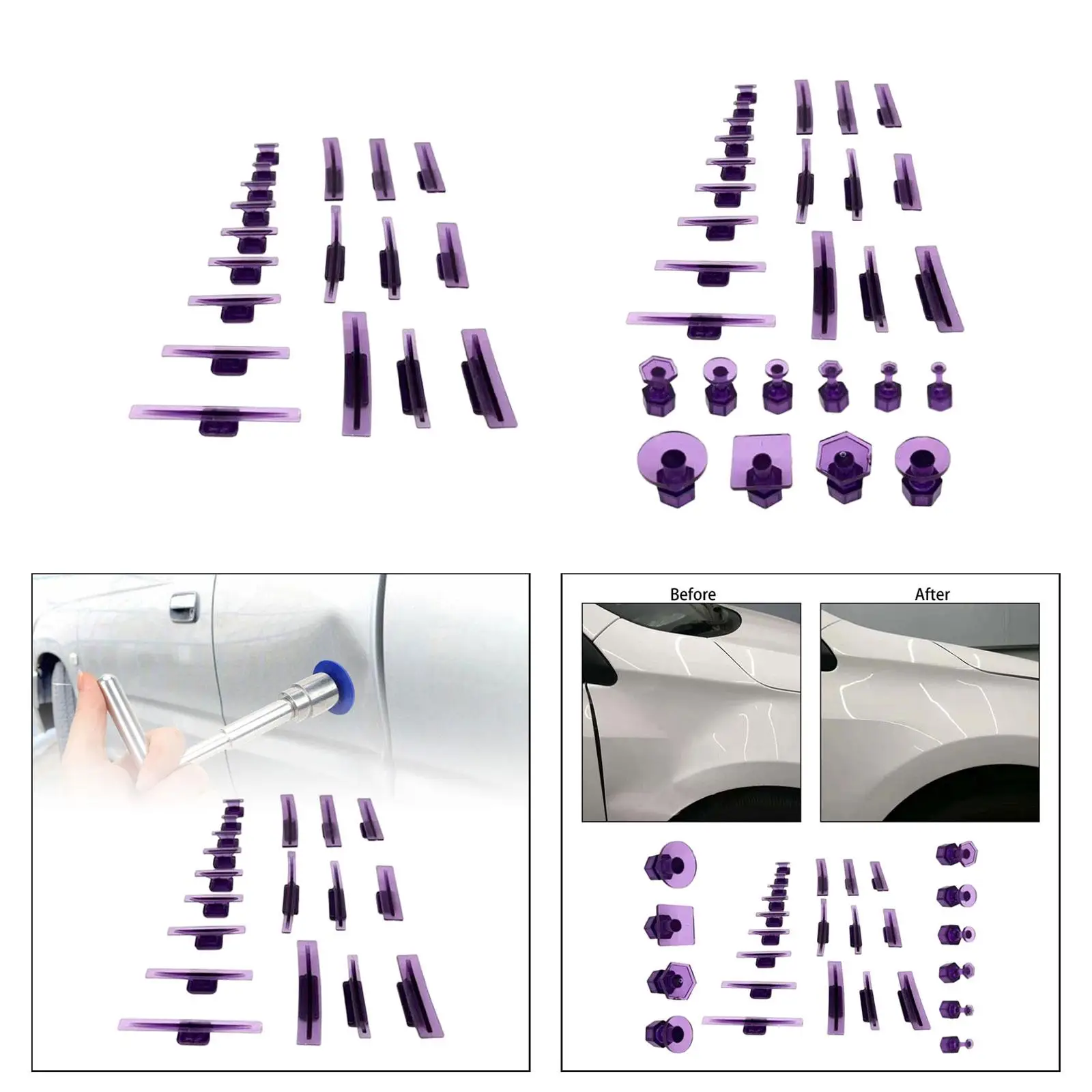 Набор вмятин для удаления инструменты ремонта автомобиля ремонт на дверных