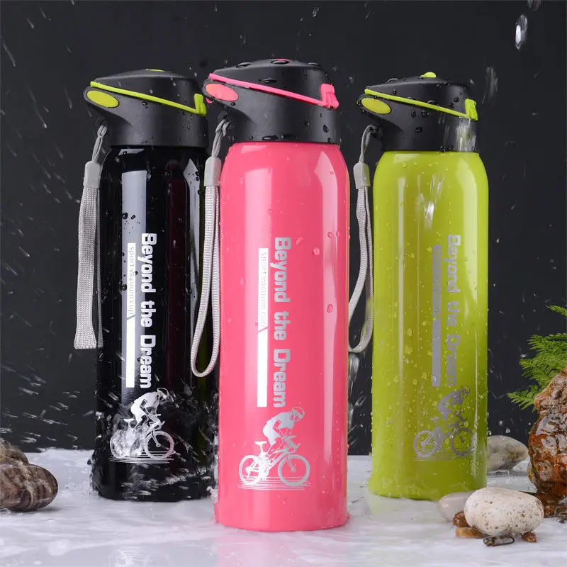 

500ML Bicycle Water Bottle Vacuum Stainless Steel Cycling Water Bottle Modern Double Walled Simple Thermo