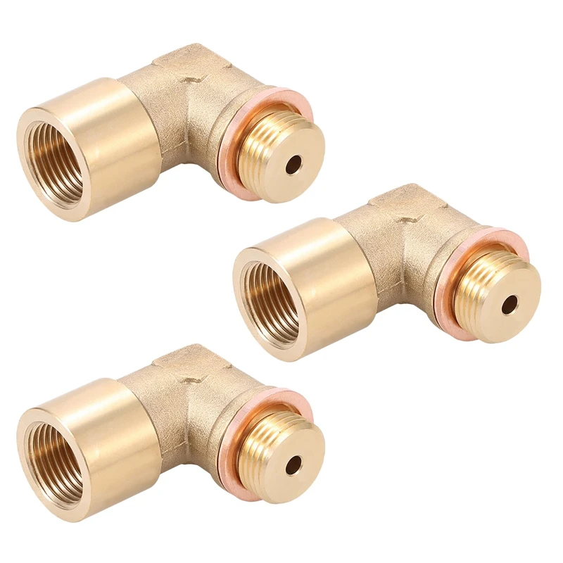 

3X Angle 90° Lambda O2 Oxygen Sensor Extender Spacer For Decat Hydrogen