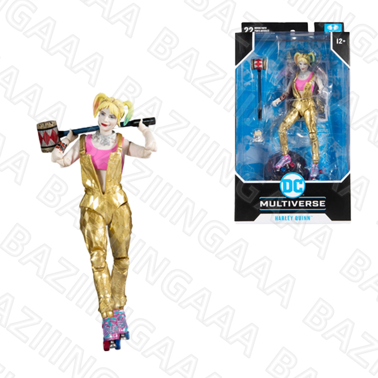 

DC McFarlane Harley Quinn Birds of Prey (DC Multiverse) 18cm Action Figure Doll Children's Toys Model Garage Kit