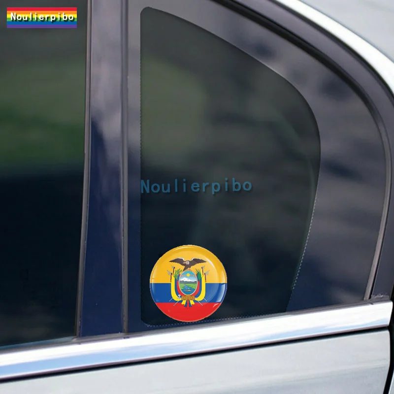 3D эпоксидная смола наклейка на купол автомобиля флаг Эквадора национальная
