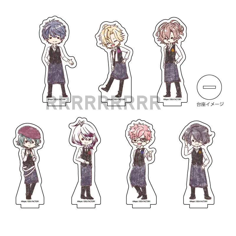 

DIABOLIK LOVERS Sakamaki Ayato Kanato Raito Komori Yui Mini Figure Doll Anime Small Acrylic Stand Model Plate Cosplay Toy Gift