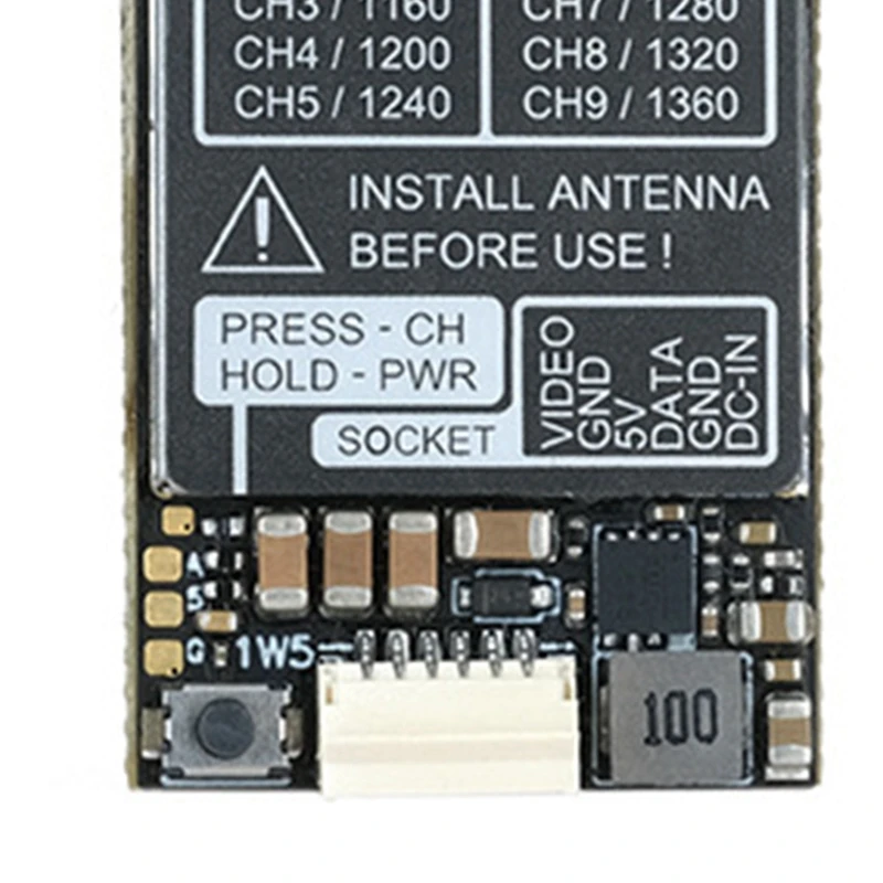 Приемник FPV 1 3G 6 Вт Модуль передачи Lmage + антенна для деталей RC Drone