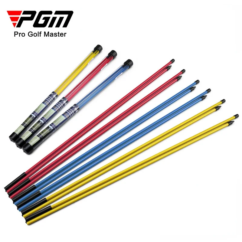 PGM 2pcs Golf Indicator Stick Putter Auxiliary Trainer Beginner's Golf Training Aids Alignment Stick Putting Direction Indicator