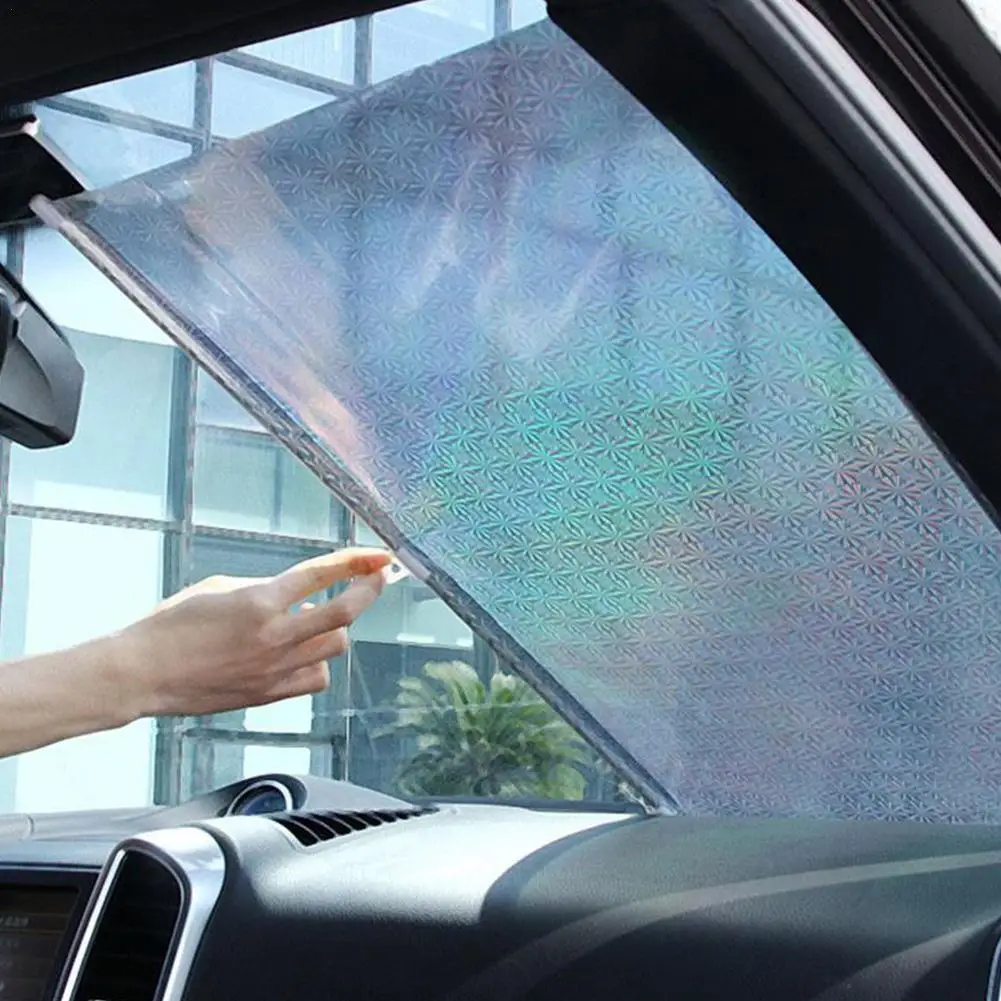 

Универсальная Складная Автомобильная шторка, Солнцезащитная шторка с УФ-защитой и боковым козырьком, шторка на лобовое стекло X8X6
