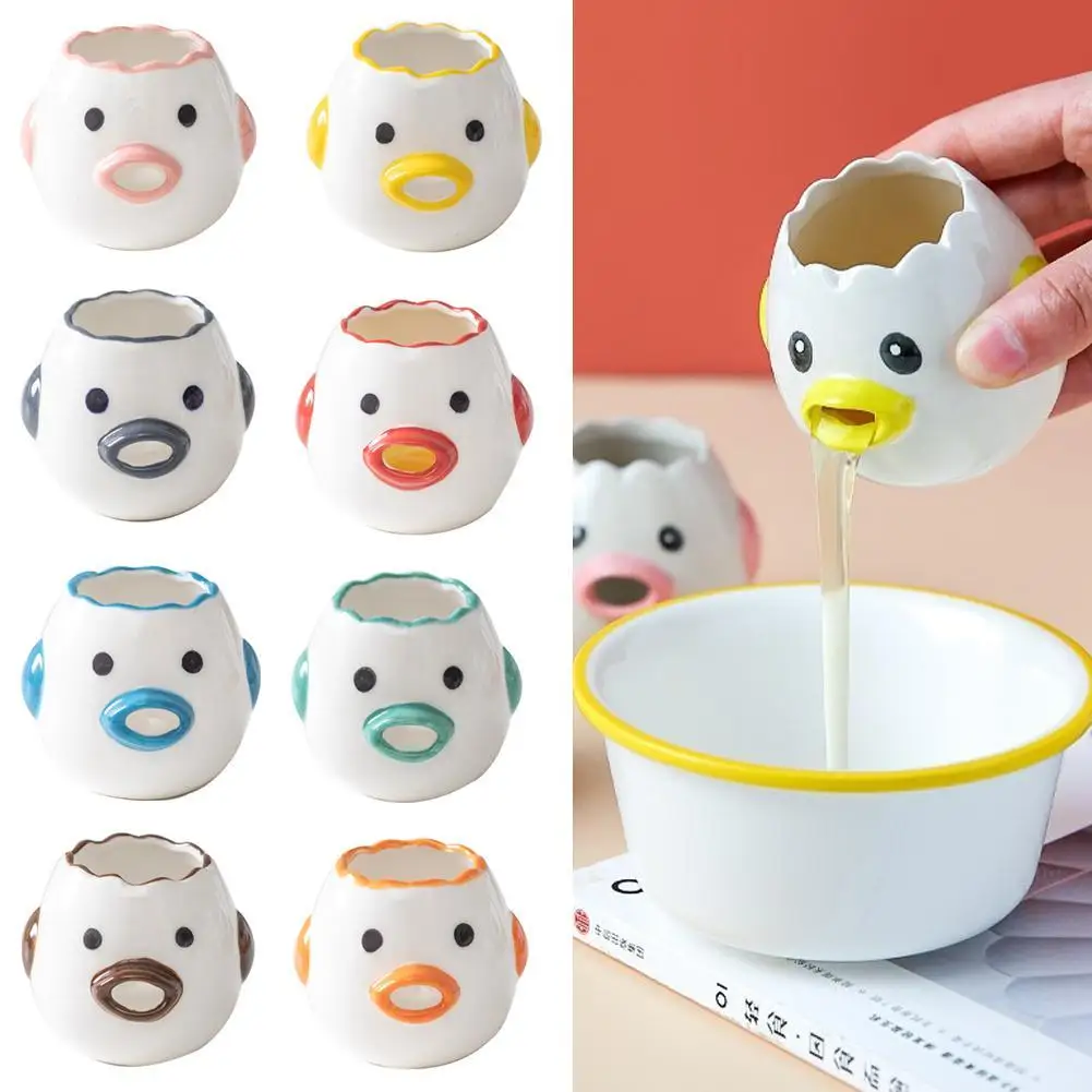 

Stem Egg Separator White And Yolk Filter Kitchen Baking Easy Separation Of Egg Whites And Yolks Ceramics Cooking Kitchen Tool