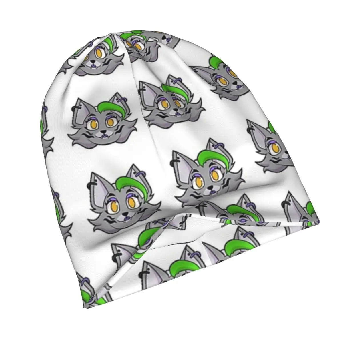 Roxanne Wolf-FNaF теплая вязаная шапка модная шапка-капот осень-зима уличные шапки для