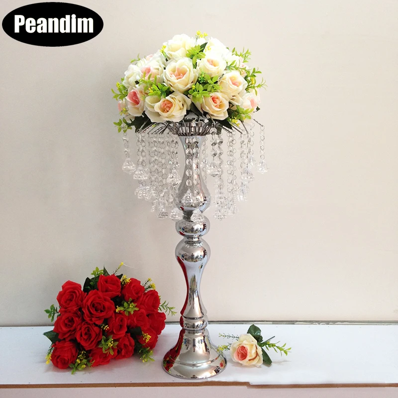 Wedding Table Centerpieces Home Party Wedding Flowers Decor Road Leads Flower Rack 10pcs