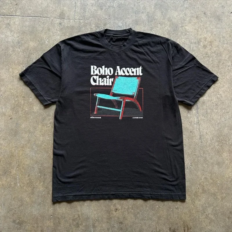 Y2K футболка женская в стиле Харадзюку хип-хоп с принтом на плоской подошве