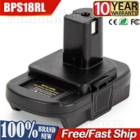 bps18rl battery adapter for blackdecker for porter cable for stanley 20v lithium battery for ryobi 18v p108 battery