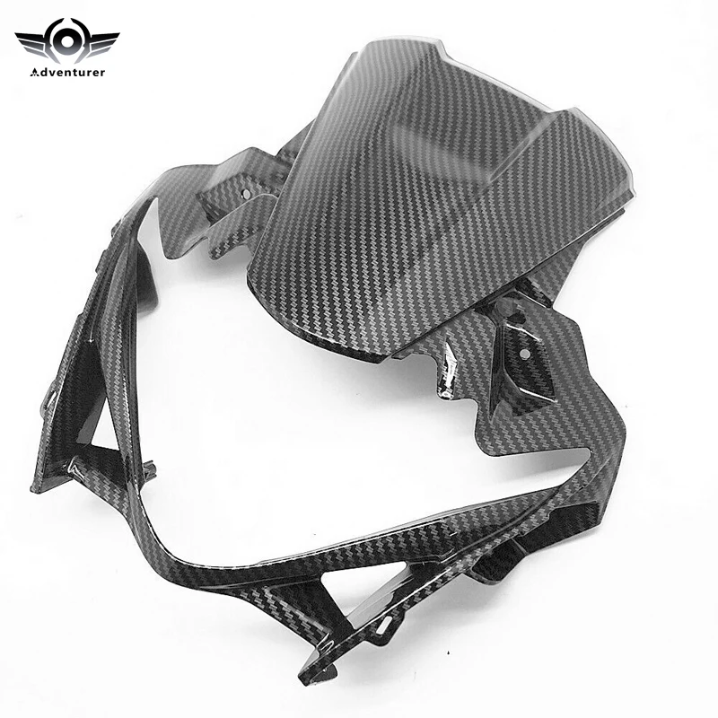 

Hydro Dipped Carbon Fiber Finish Upper Front Nose Headlight Fairing FOR SUZUKI GSXR250 GSX250R 2017-2020