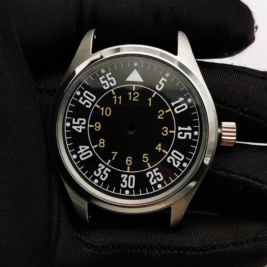 33.8mm Watch Dials Watch Accessories Flight Dials Green Illuminated Dials for NH35/36/4R Movements Watch Accessories