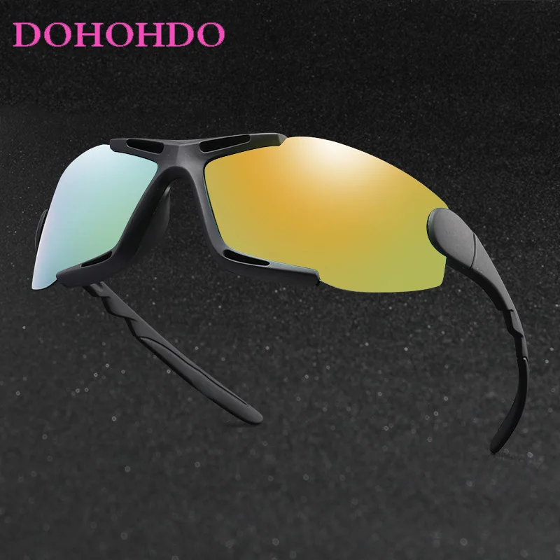 

New Fashion Men Women Polarized Elastic Sports Sunglasses Vintage Night Vision Sun Glasses Retro Eyewear Shades Oculos Masculino