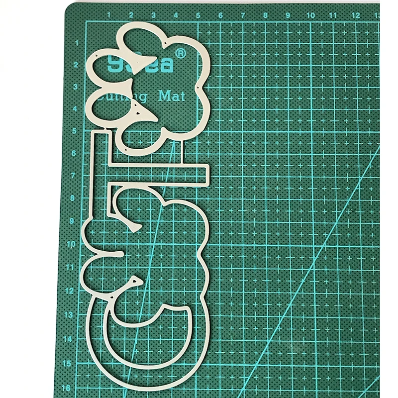 Шейкер с принтом кошачьей лапы металлическая высечка для фотоальбома