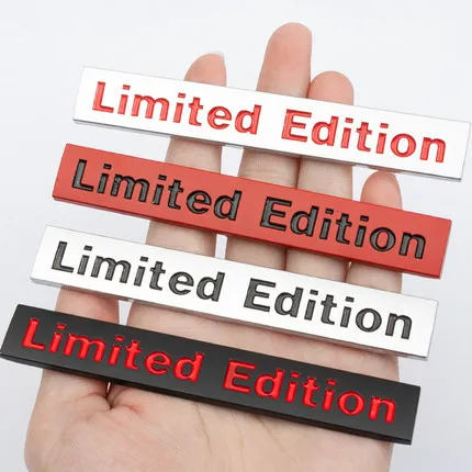 

3D Metal LIMITED EDITION Emblem Badge Car Stickers Decal for BMW Audi Honda Opel Toyota Mercedes Mazda Nissan Hyundai Ford Jeep