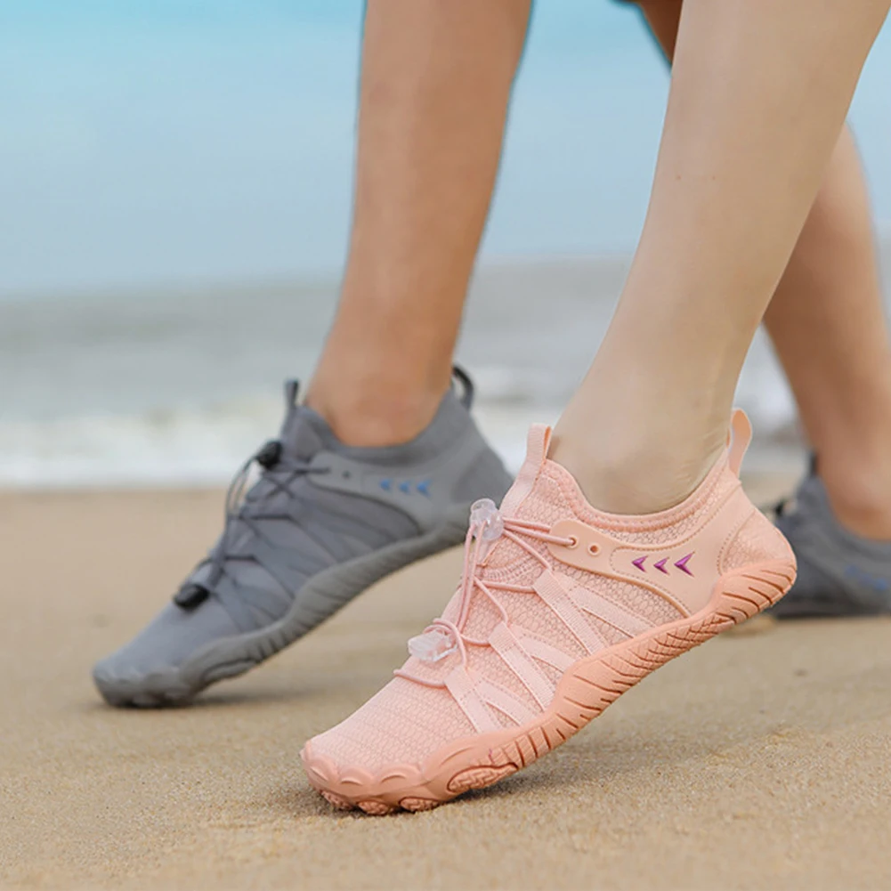 

Обувь для дайвинга Нескользящая пляжная акваобувь для плавания, быстросохнущая обувь для серфинга, дышащие износостойкие уличные принадлежности для женщин и мужчин