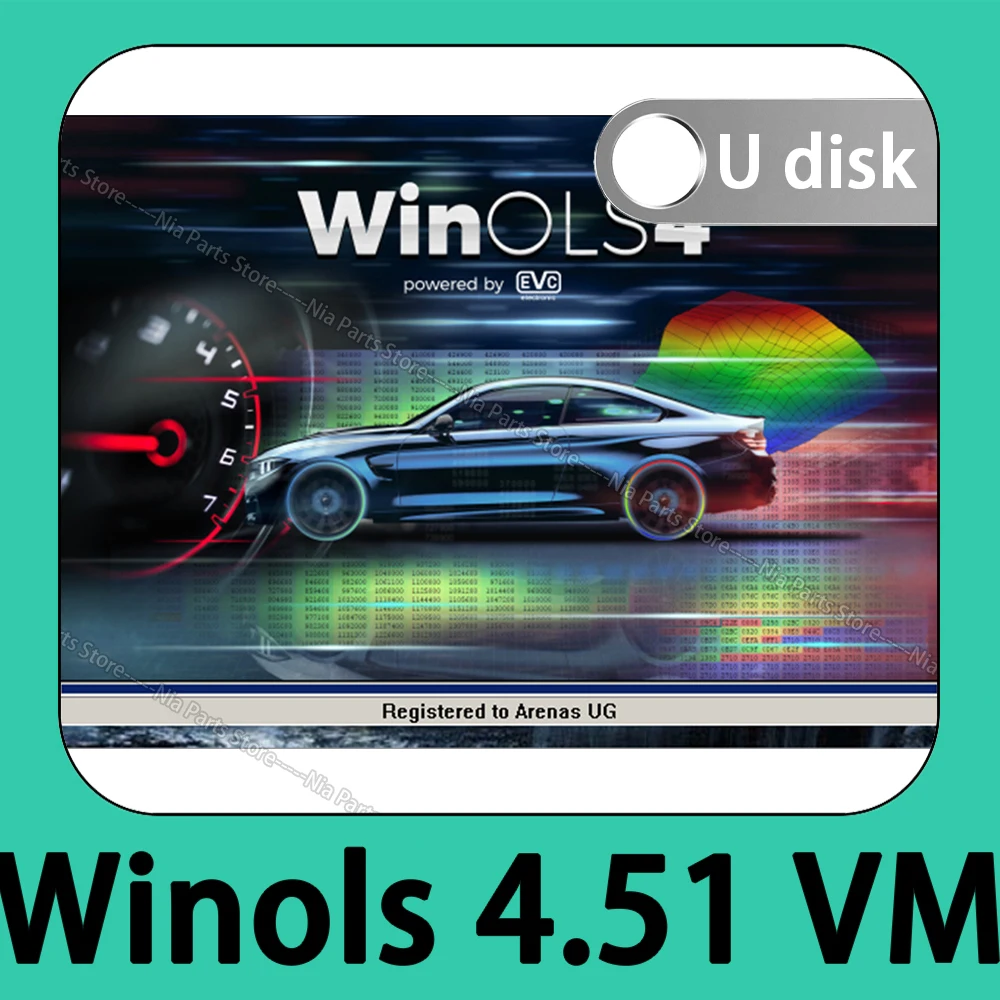 Новейшие WinOLS 4.51 VM с вилками Vmwar Ecu инструменты для настройки автоматических