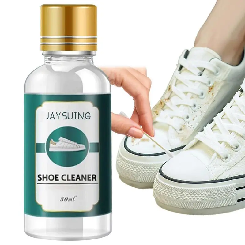 

White Shoes Cleaner Instant Scratch Repair Cleaning Agent For Sneakers Leather Shoes Fabric Care Liquid Cleaning Supplies 30ml