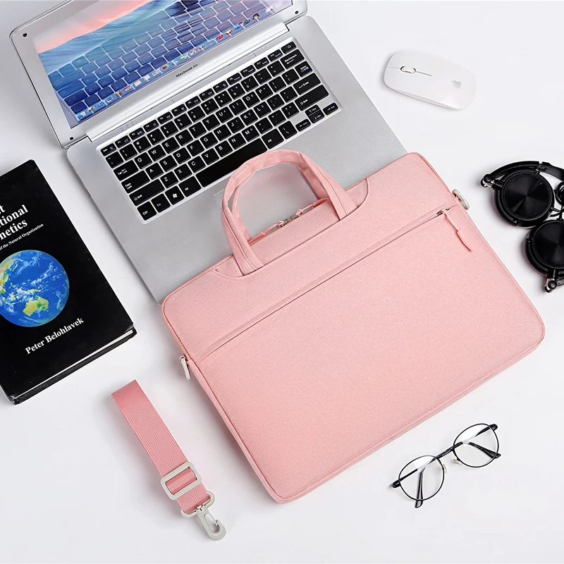 Unisex Laptop Bag Sleeve Case 14 15 Inch Shoulder Notebook Bag for  Macbook Air Pro M1 Lenovo Dell Huawei Handbag Men Briefcase