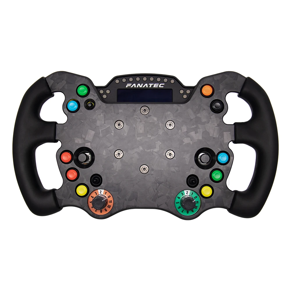 Обод колеса Simube для Fanatec GT3 Endurance, лицевая панель из углеродного волокна или алюминия, силиконовые ручки с прямым впрыском (art.: 3920d366e56a7) - 3920d366e56a7
