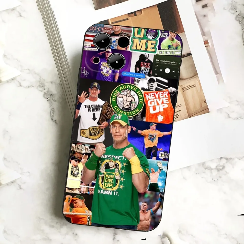 Чехол для телефона John Cena Wrestling Star Actor IPHONE 15 13 14 12 Mini 11 Xr X Xs Pro Max 8 7 Plus задняя крышка