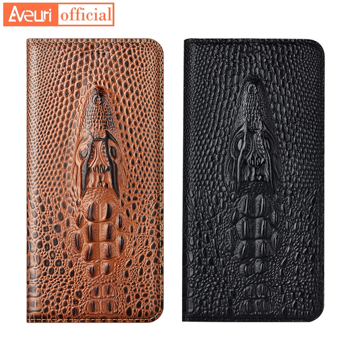 

Luxury Genuine Leather Flip Phone Case For Google Pixel 7 Pro 6 Pro 5 2 3 4 3A XL 4A 5A 6A 5G Crocodile Style Cover Case Coque