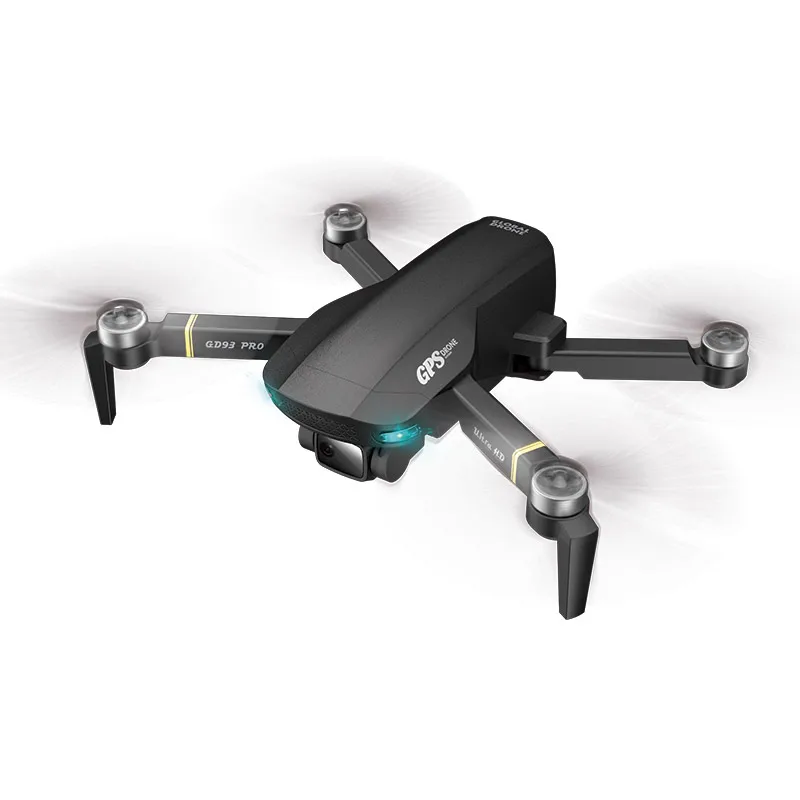 Дрон GD93 PRO 4K HD для аэрофотосъемки Квадрокоптер с GPS и ESC Радиоуправляемый