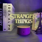 Светодиодный ночсветильник 3D в американском стиле для ТВ-сериала очень странные дела, домашний декор для спальни, 16 цветов, настольная лампа с дистанционным управлением через USB для детей, подарок на день рождения