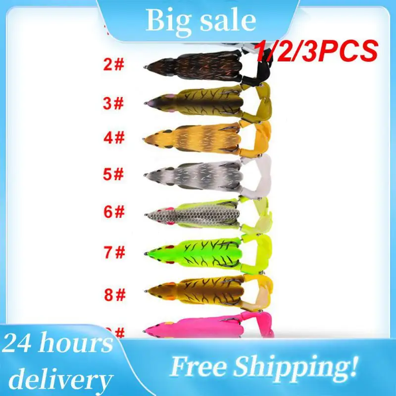 

1/2/3PCS Propeller Mouse Fishing Lure Whopper Plopper Bionic Bait 95mm 11.8g Simulation Mouse Fishing Lure Soft CrankBait Minnow