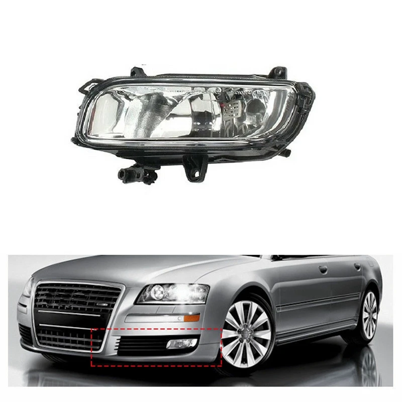 

Car Front Bumper Halogen Fog Light Lamp For A8 Quattro A8 D3 2008-2010