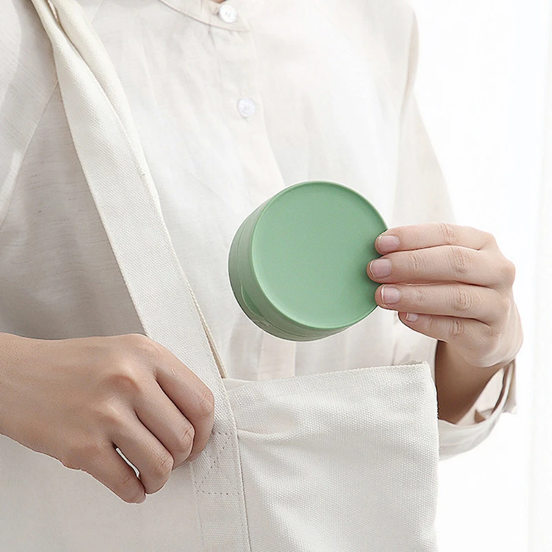 Водонепроницаемая Круглая Минималистичная Портативная Мыльница С Крышкой —