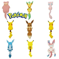 anime pokemon tail 1pcs pikachu eevee mew slowpoke punch free hook action figure model toys collection toys gifts for children