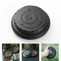 outdoor camping mosquito coil holder metal sandalwood rack portable anti scald repellent incense plate with cover home supplies