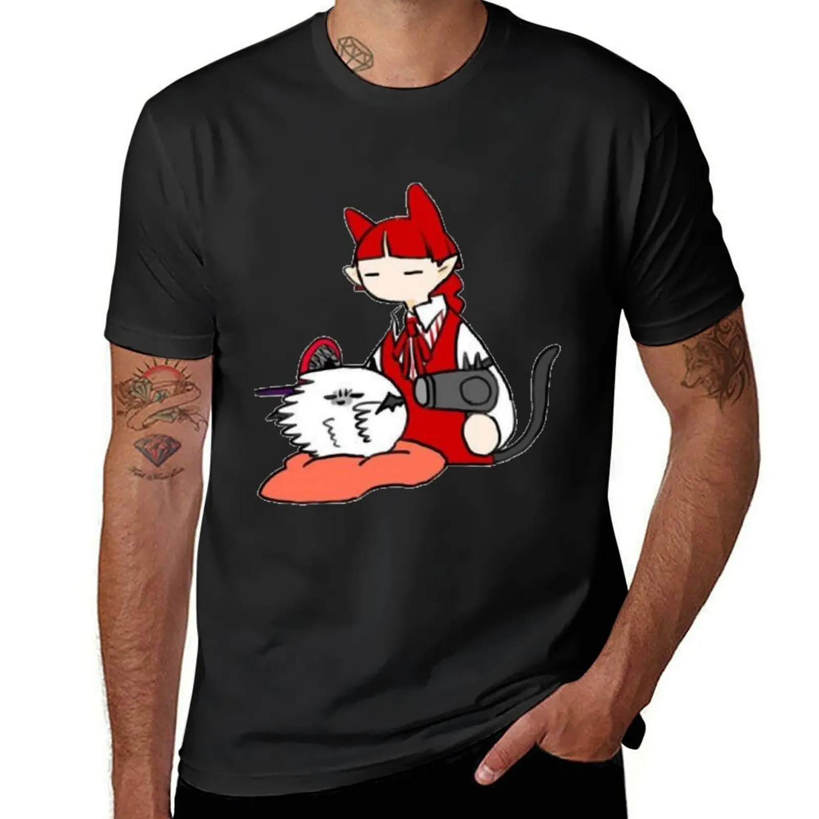 Eggie and Opera Chibi (добро пожаловать в школу с демоном Iruma) футболка размера плюс топы