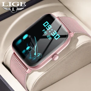 2022 LIGE Smart Watch New Women Heart Rate Monitoring Sport Watches IP68 Waterproof Women Smartwatch