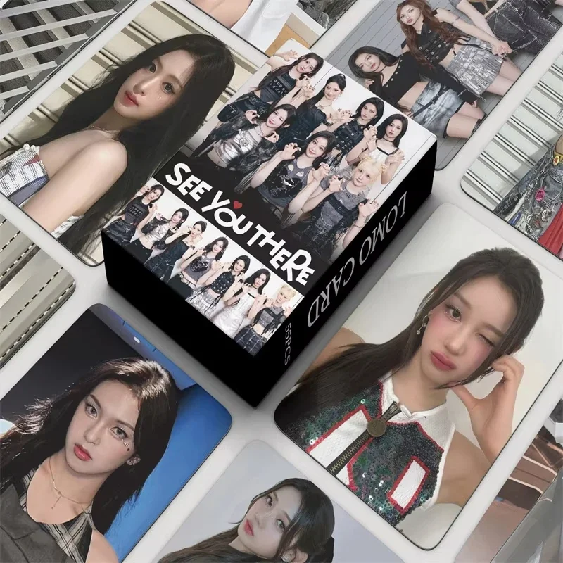 55 шт. BABYMONSTER Idol новый альбом FOREVER HD печатные фотокарточки HARAM RORA ASA RUKA AHYEON Lomo карты