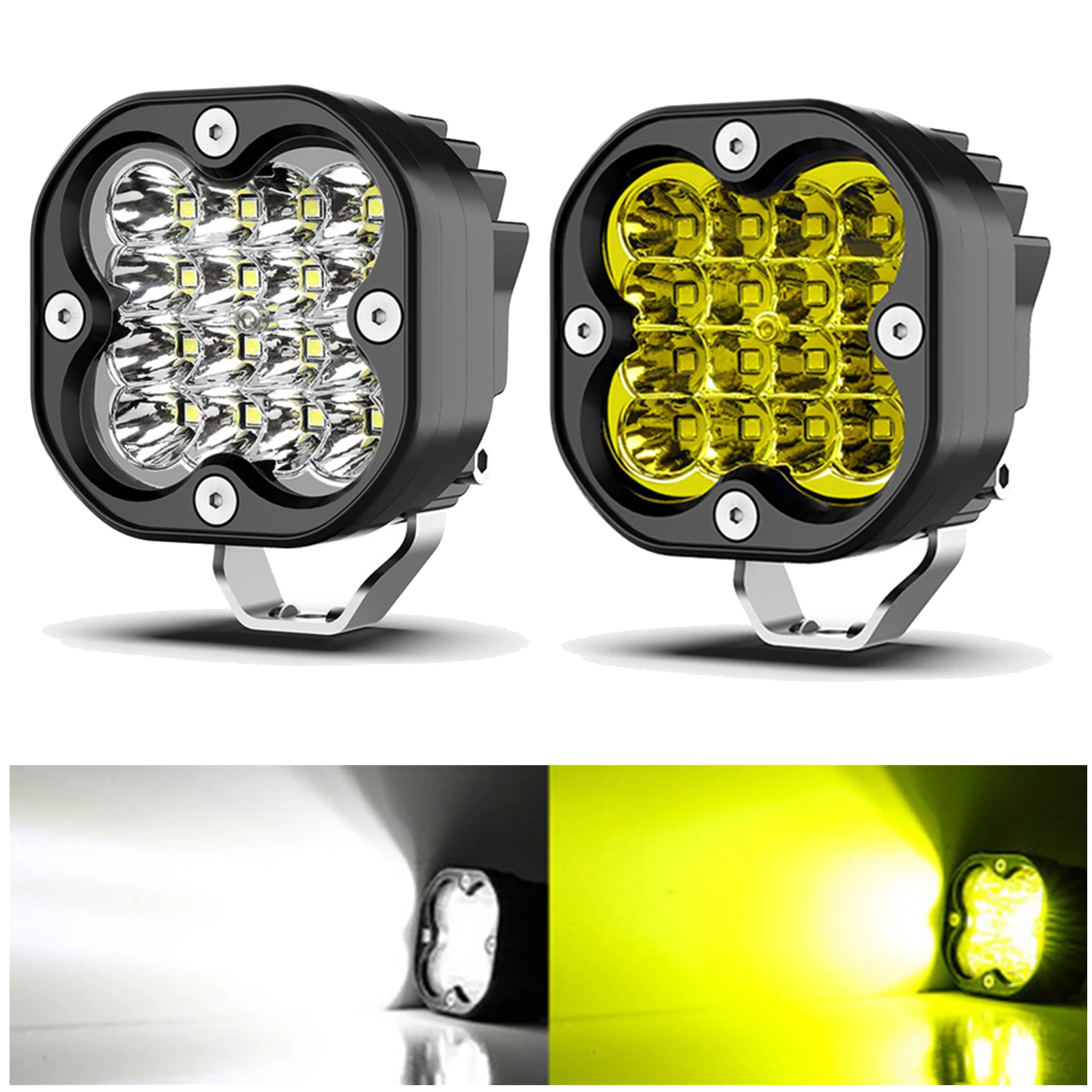 Лампа для автомобильных фар, 3 дюйма, 48 Вт, 12 В, 24 В