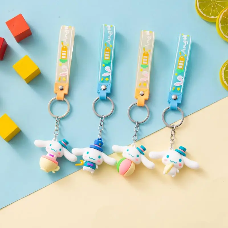 

Sanrio Kawaii Cinnamoroll мультфильм анимация эпоксидная новая милая брелок Подвеска сумка кулон маленький подарок