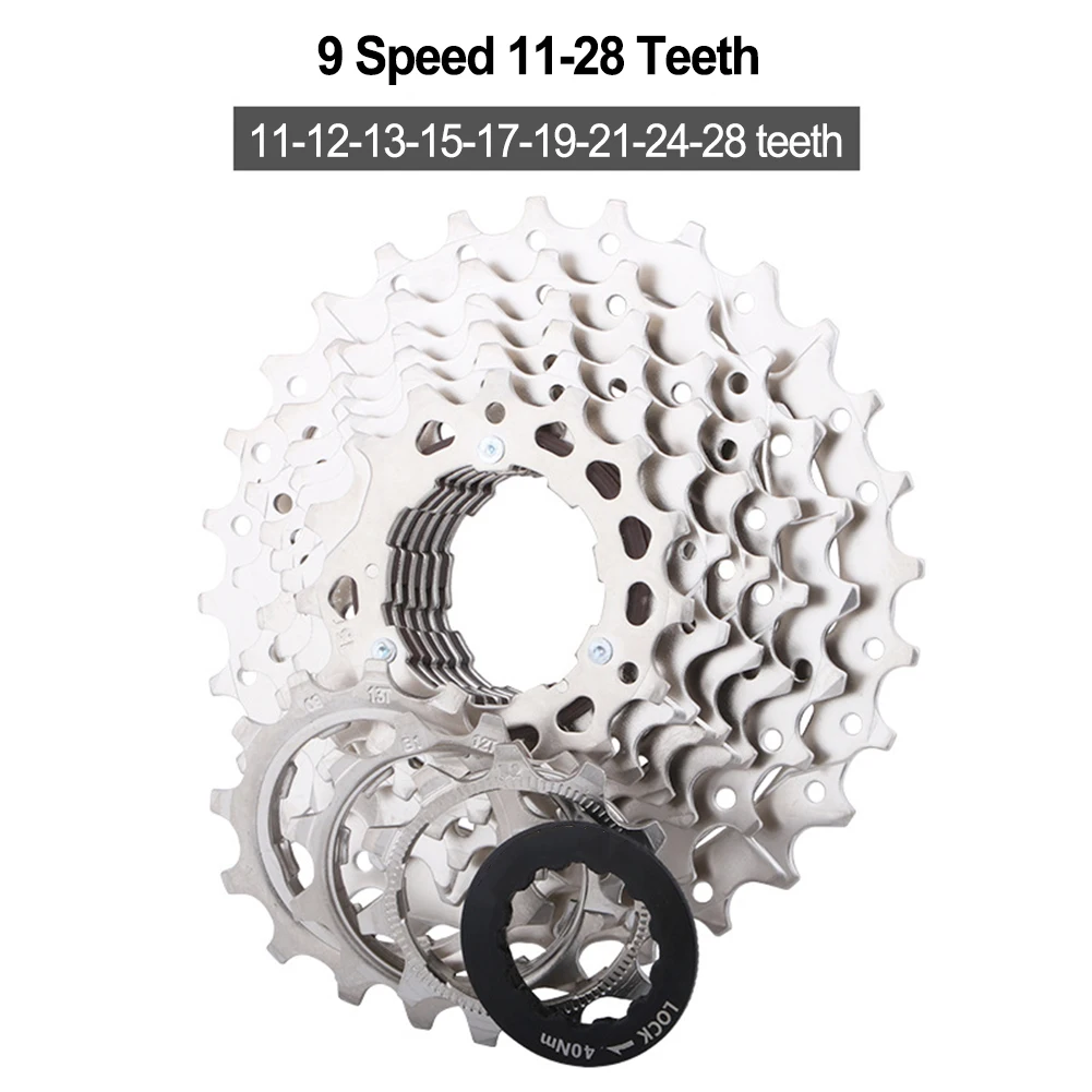Велосипедный кассетный маховик 9 s 11 28T или вариантов 25T легкий стальной дизайн