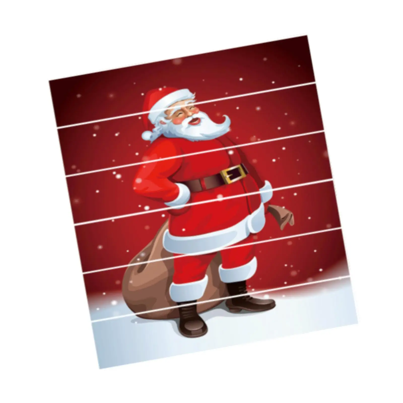 Наклейки с Санта-Клаусом для лестницы съемные универсальные принадлежности 3D