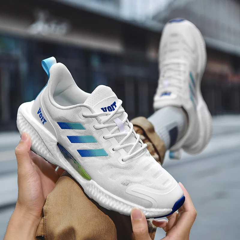 Sneakers Men's Running Shoes Mesh Breathable Lightweight Shock-absorbing Fashion Walking Shoes High Quality Men's Casual Shoes